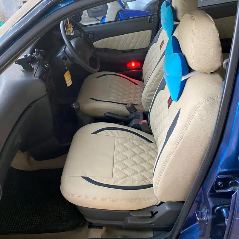 Sarung jok mobil timor 2baris komplit bonus bantal leher 7