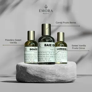 Extrait De Parfume series | Emora parfume 35ml (douce vanille, lumiere citrus, baie en fleurs)