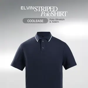 CUTOFF Elvin Polo Shirt Baju Kaos Berkerah Lengan Pendek Polos Pria
