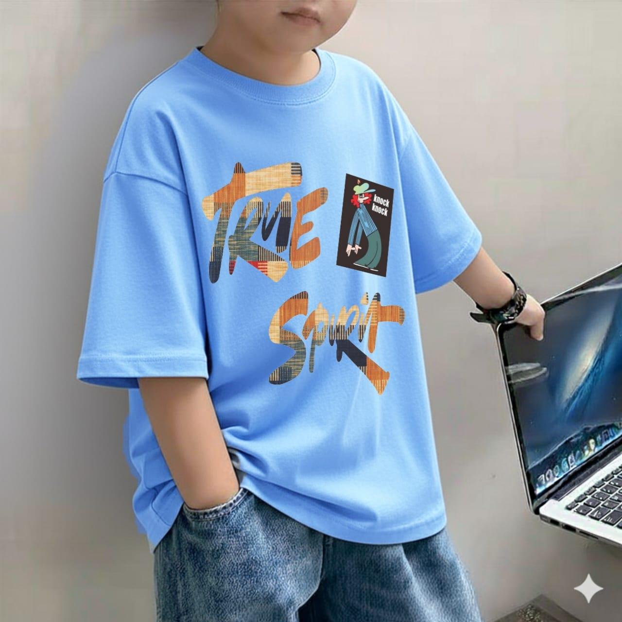 Kaos Distro OVERSIZE TRUE SPIRIT Anak Laki-Laki/Fashion Anak Laki-Laki Kekinian/Baju Anak Laki-Laki Model Terbaru/Kaos Anak Laki-Laki Viral