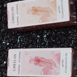 [New Launch] Gmeelan Glabridin Plumping Color-Adaptive Lip Essence 2.2ML Warna Mengikuti Ph Kulit One Swipe For Instant Shine Melembutkan Garis Bibir & Menutrisi
