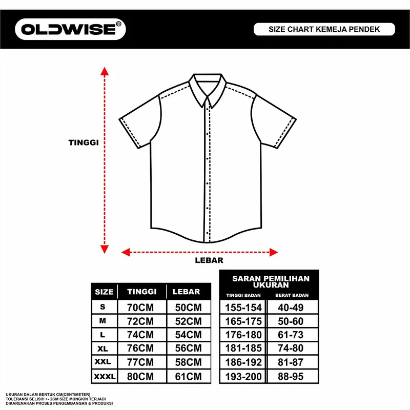 OLDWISE | KEMEJA PENDEK WORKSHIRT | KSCRACKED 8