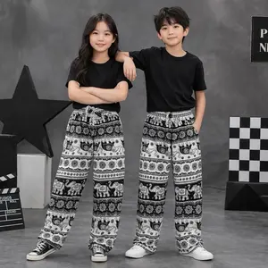 Celana Mihu Gajah Kalcer Model Kulot Anak- Anak Umur 7-13 Tahun dengan desain Etnik dan nyaman