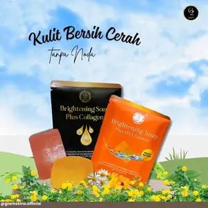 Sabun DNA Salmon & Kolagen BPOM untuk Kulit Wajah dan Badan yang Kusam - Soap Mencerahkan Membersihkan Memutihkan Perawatan Mengencangkan Wajah