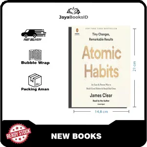 Buku Atomic Habits by James Clear (English/Indonesia) - English