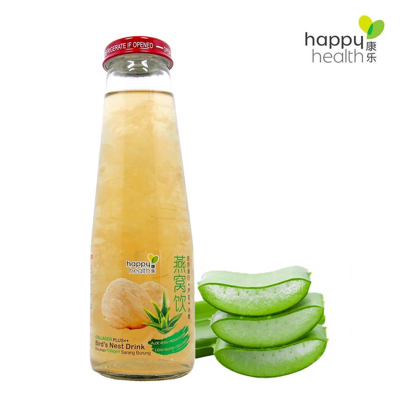 Product Introduction of Happy Health Collagen Plus++ Bird's Nest Drink - Red Dates Wolfberry / Honey Longan / Aloe Vera & Rock Sugar (3 Bottles) Halal  Beverage 5