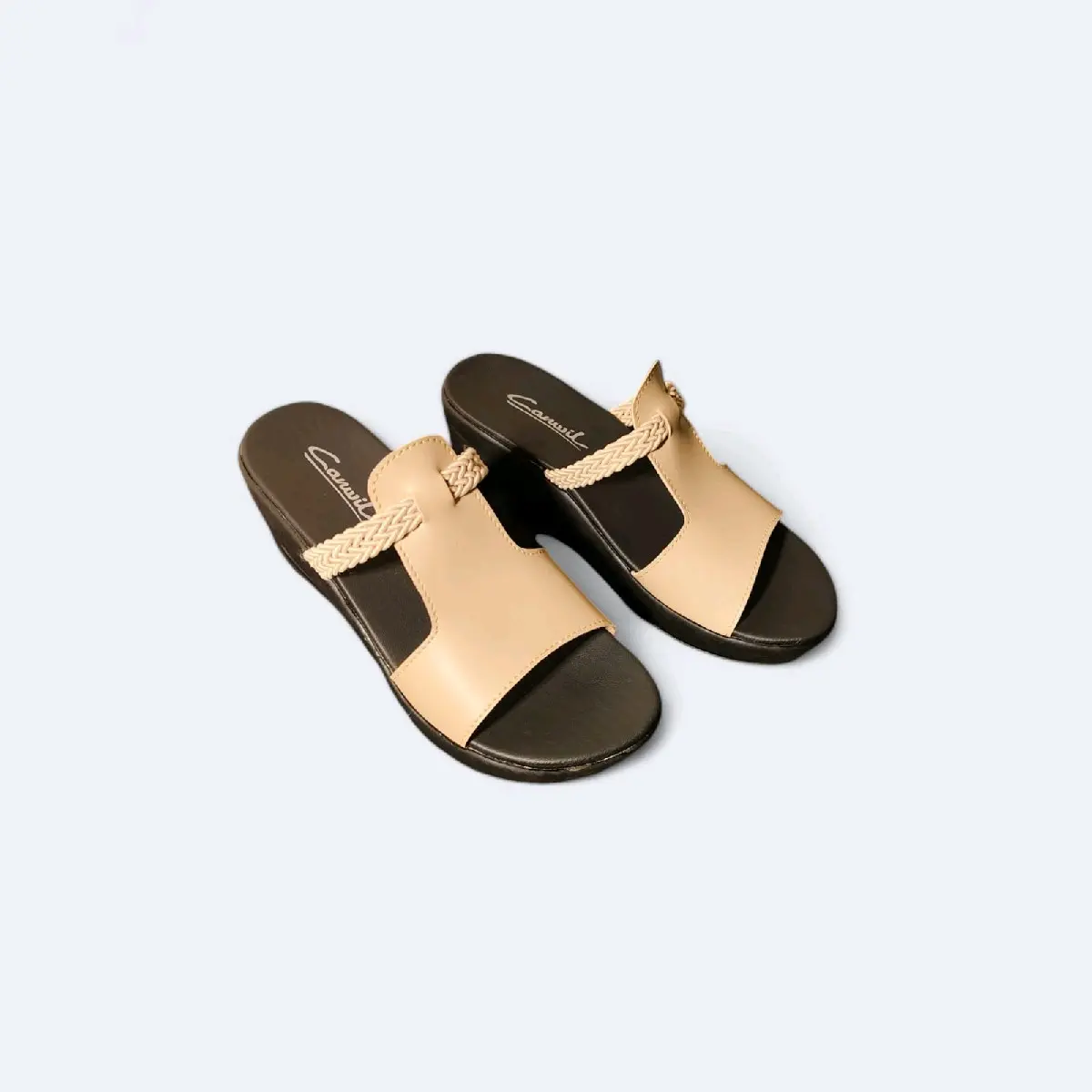 Sandal Wanita Wedges Elegan Sandal Wanita Casual Sandal Wanita Korea style  Sendal Cewek Karet Anti licin Viral