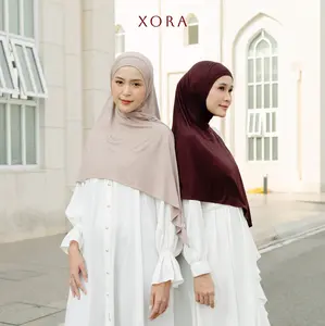 (Xora) Zerina Pasmina Hijab Instan Bahan Viscose Rayon