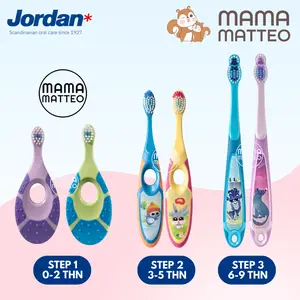JORDAN Oral Care Kids Sikat Gigi Step 1 2 3 Super Soft / Hello Smile / Tooth Brush Anak BANDUNG
