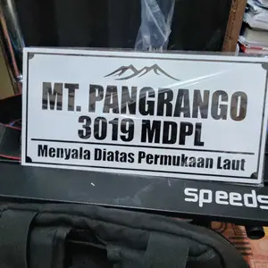 SIGN PLAKAT GUNUNG CUSTOM BEBAS TINGGAL PILIH VARIASI