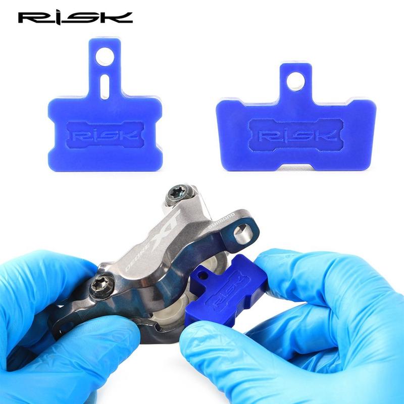 Dụng Cụ Chèn Màu Xanh Dương, Bộ 2 / 3 Cái, Bộ Kích Thước Đĩa Phanh Thủy Lực Xe Đạp, Bộ Đệm Má Phanh, Bộ Đệm Chống Chảy Máu Thủy Bơm 0