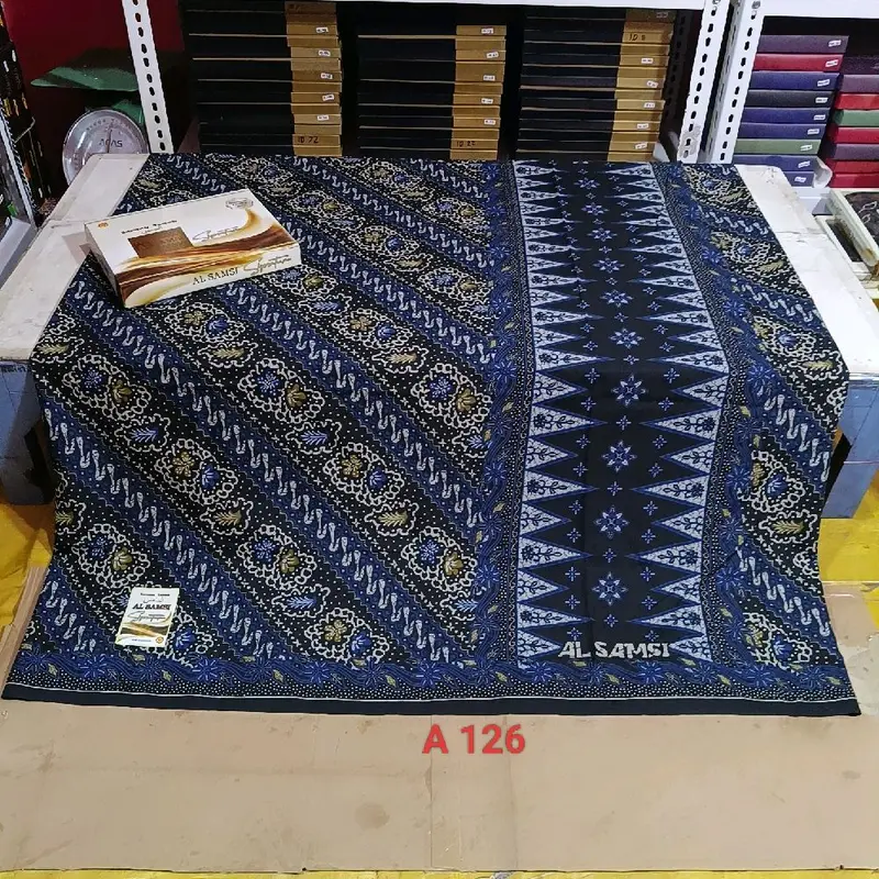 SARUNG AL SAMSI MIX  BLACK SERIES WARNA  SIGNATURE  PREMIUM MOTIF BATIK SARUNG DEWASA 8