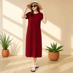 DRESS ONNIG POLOS  PREMIUM bumil aman well Wanita Lengan neci Perempuan spandek balon spandek Jersey