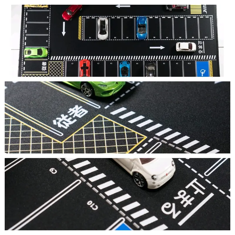 Diorama Diecast Mouse pad Parkiran Japan JDM Style JHPro Skala 1/64 Alas Mouse 4