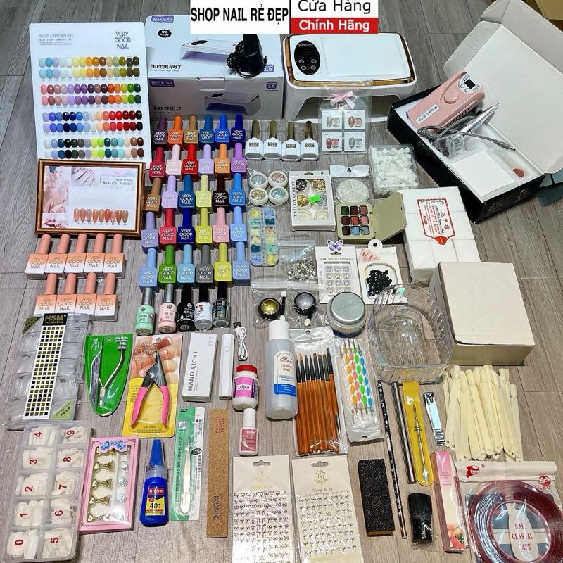  Set Combo Nail đầy đủ học cơ bản Nâng cao    30 Chai Sơn Gel Được Lựa Màu Sơn . Đắp gel đầy đủ nguyên bộ học hành thoải mái. Đầy đủ Đồ Như Ảnh ạ. 