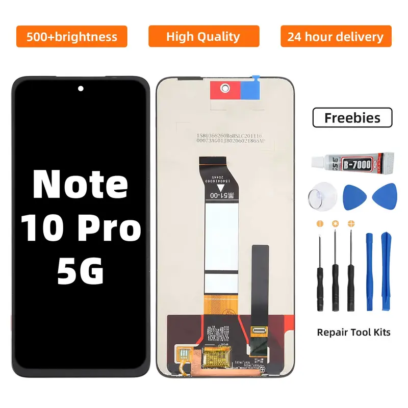(Free tools) Orignal For Xiaomi Redmi Note 10 Pro 5G LCD Digital ...