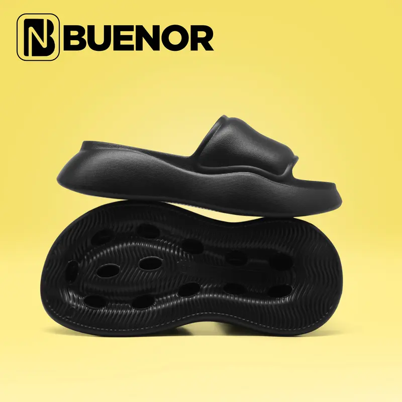 Buenor - Sandal Selop Karet Jelly Wanita Dewasa Model Bergelombang Terbaru Shoes 4