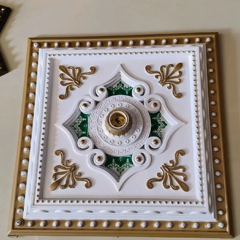 Fitting Lampu Ornamen/ Ornamen Plavon ukuran 40x40 cm 3