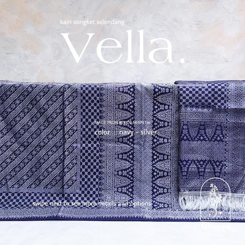 KAIN SONGKET SELENDANG VELLA 2