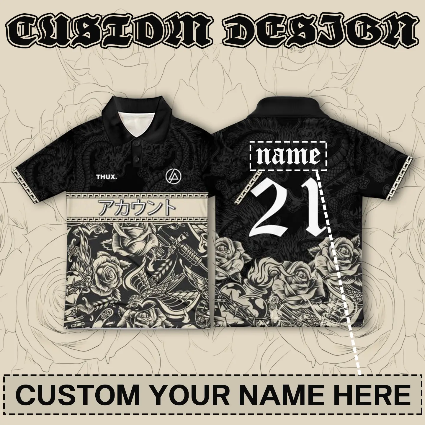 Jersey (Free personalized name and number), custom clothing, special team uniforms, 2024 new sports polo shirt