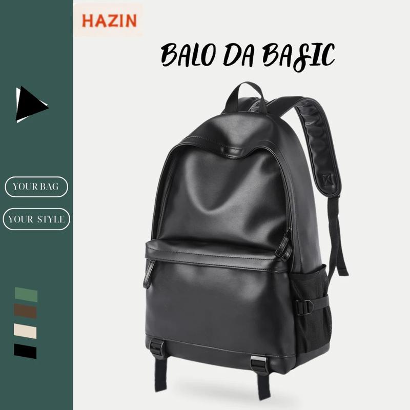 Balo da HAZIS Thời Trang Ulzzang Hàn Quốc Nam, Nữ Chống Thấm Đựng Vừa Laptop 16inch Đi Học Đi Chơi Đeo Vai Tiện Lợi HAB641