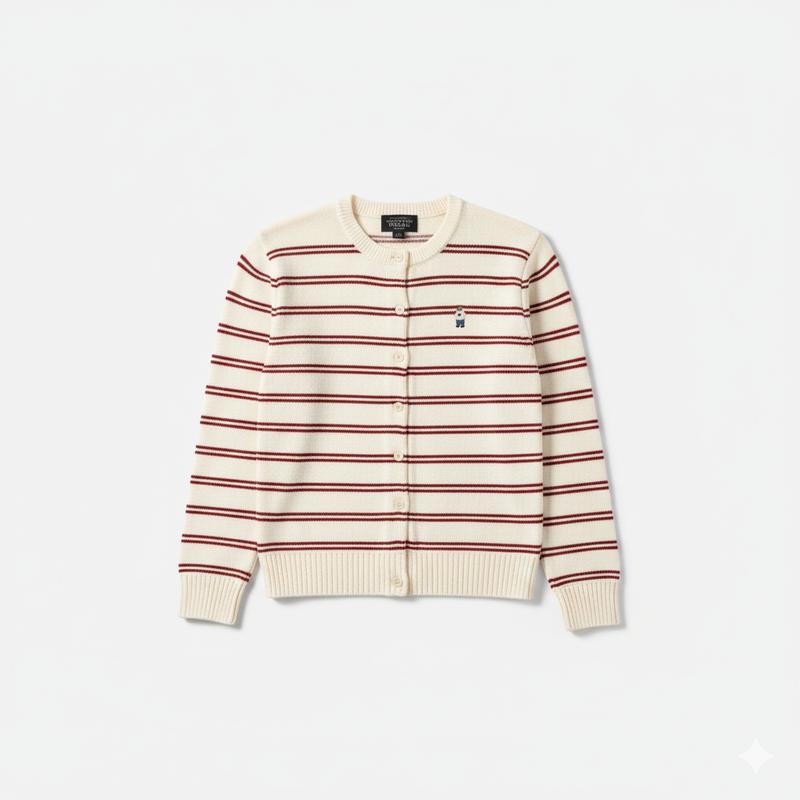 WHOAU Áo len Steve R-neck Cardigan _WHCKG1111F03