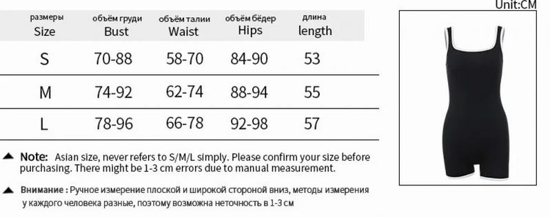 Product Introduction of Áo Jumpsuit Quần Thường Ngày Cho Nữ, Hàng Mới Về, Có Dây Đeo Và Viền Màu Tương Phản, Dáng Ôm, Thời Trang, Quần Đùi Áo Jumpsuit Quần Thường Ngày Quần Áo Tập Yoga Thể Thao 6