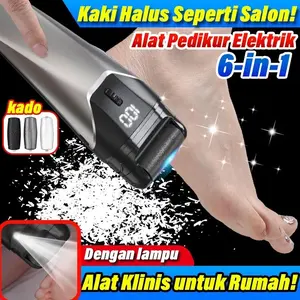 2026 Penghalus Kaki Elektrik 100 level Penghalus Tumit Kaki Untuk Kulit Mati Dan Kapalan Electric Callus Remover Pedicure Menicure