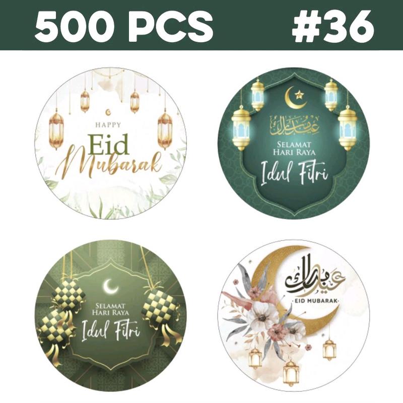 Sticker Roll 500 lembar Selamat Hari Raya Idul Fitri 2