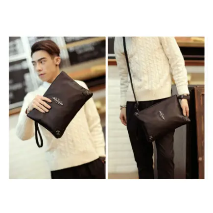 Leather Concept ZENNO Tas Tangan Pria Kulit Premium / Clutch Kulit Pria Premium cowok 5