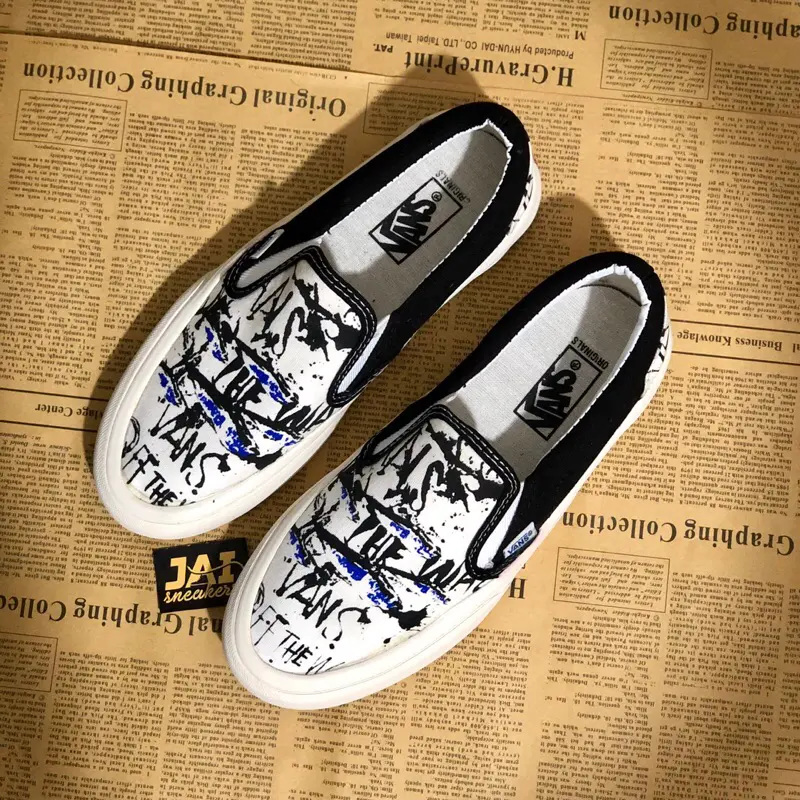 Sepatu Vans Slipon Ralph Steadman Tuna Vault OG