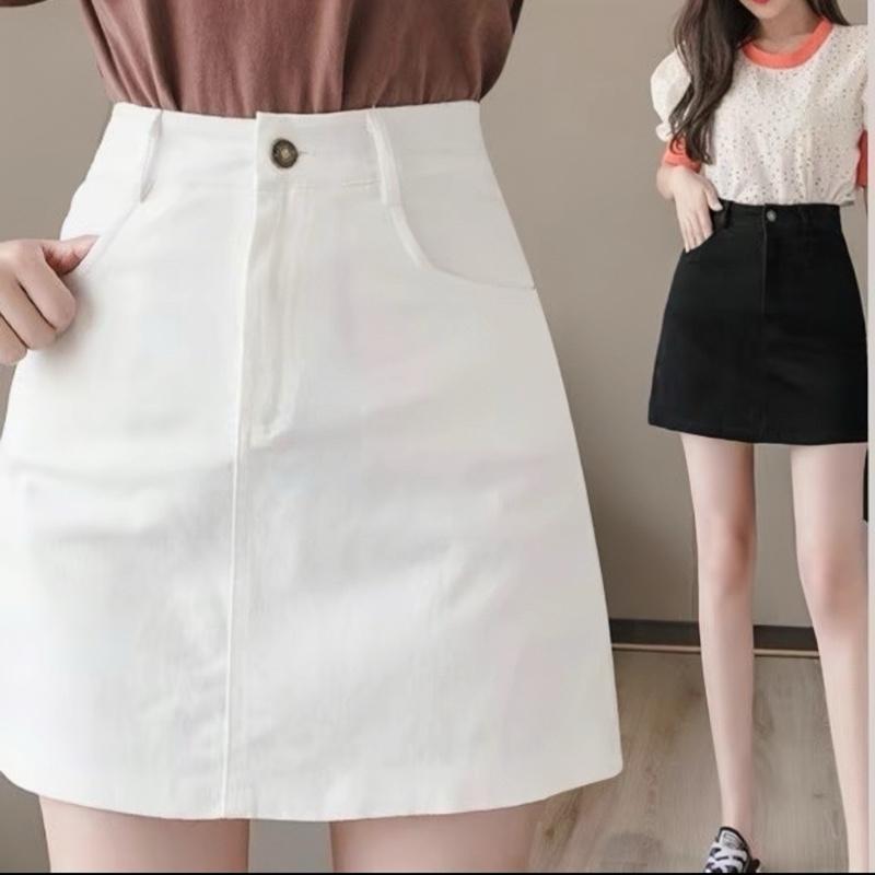 Chân váy kaki nữ [60-95kg] chất kaki mềm độ dày vừa phải dáng A lưng bản , chân váy A bigsize nữ Đậu bigsize CV11