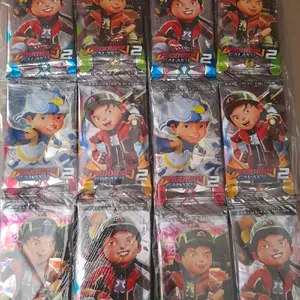 12 SASET mainan kartu trading card Boboiboy Galaxy 2 versi terbaru