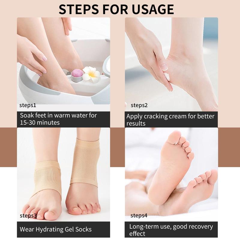 Product Introduction of AT 1Pair Heel Protective Cover Heels Socks Shoe Pads Unisex Socks 12