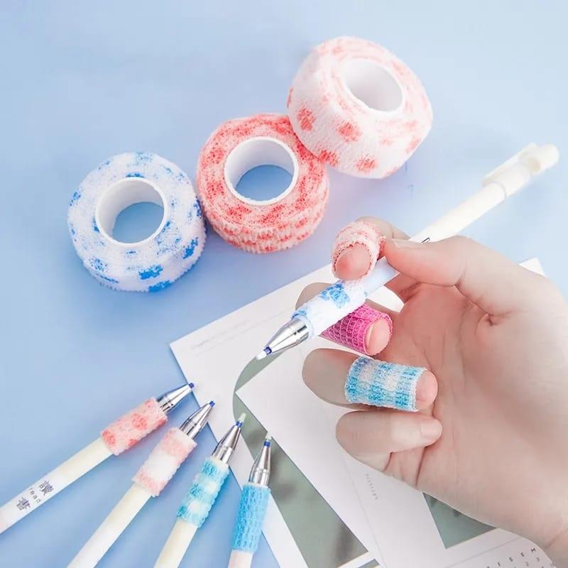 Market1688 Finger Tape Wrist Tape Protective Perban Pelindung Jari Tangan Pembalut Jari Sport Tape Warna Warni Pita Perekat Jari Untuk Menulis Anti Kapalan 3