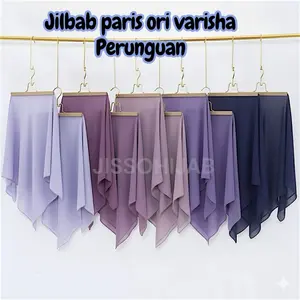 Hijab segi empat katun paris jadul ori by varisha “PERUNGUAN”