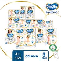 Gambar [Free] Boneka Poko Seamons - 3 Ball MamyPoko Pants Royal Soft Organic - All Size - Boys - Popok Celana Triple Pack - 3 Pack - L 28 Boys + Poko Seamons dari MamyPoko Indonesia Kota Madiun 3 Tokopedia