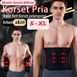 Promo Slimfit Korset Pria Pelangsing Perut Buncit