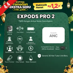 Expods PRO 2 ANC Type C TWS Earphone Bluetooth Wireless Charging Case