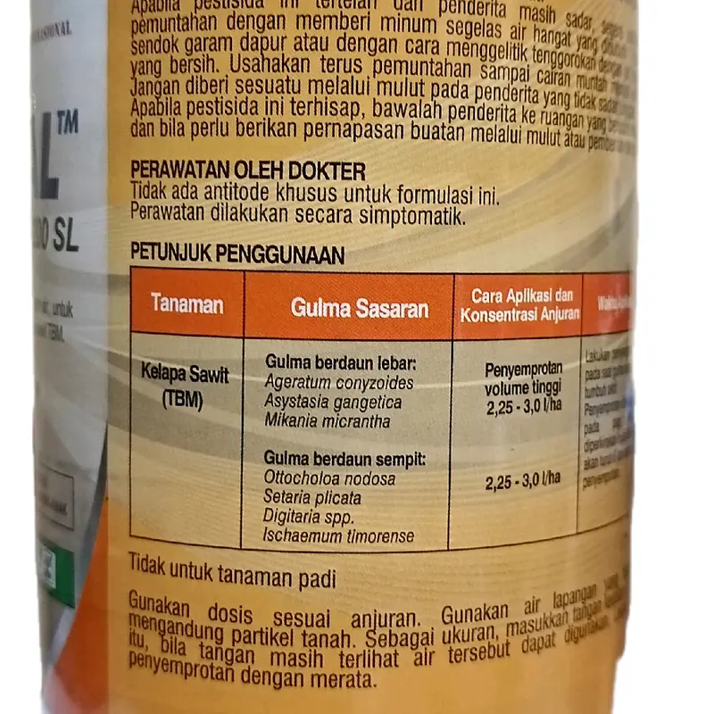 Herbisida Sistemik dan Kontak VECTRAL 500 ML Basmi Rumput Lulangan dan Teki 2