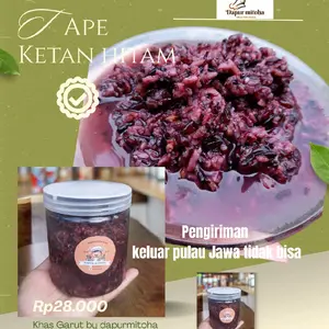 Tape Ketan Hitam By Dapurmitoha Enak manis asem seger asli hasil permentasi tanpa pemanis
