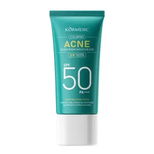 KORMESIC Tabir Surya Anti Jerawat SPF 50 PA+++ - Tahan UV, Kulit Segar Tanpa Minyak, Perlindungan Efektif dari Sinar UV
