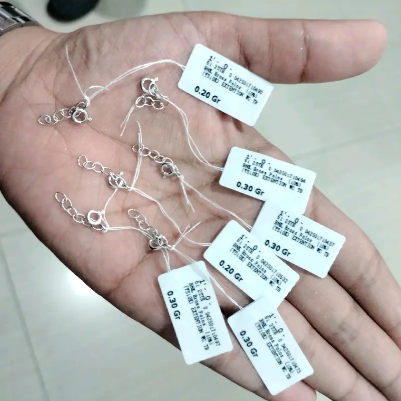 Rantai Extention Polos Kadar 10 Karat - Model Terbaru untuk Pemanjangan Gelang/Kalung 1