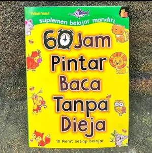 BUKU 60 JAM PINTAR BACA TANPA DI EJA