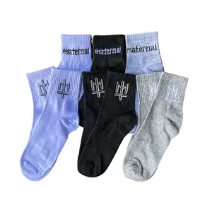 Kaos Kaki Old School Pendek Motif Maternall Dewasa