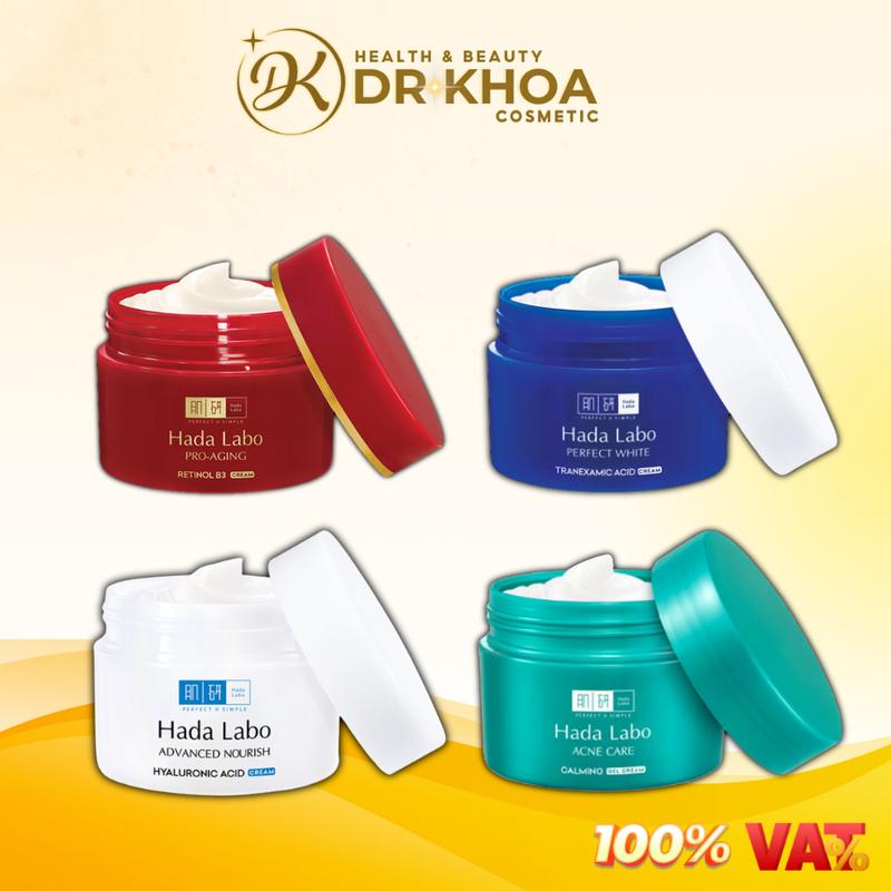 Kem Dưỡng Trắng Da Hada Labo Perfect White Tranexamic Acid Cream (50g) | Sản Phẩm Chính Hãng