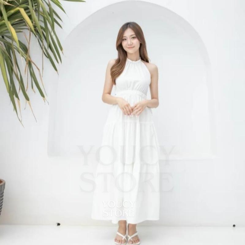 FESYA Dress Backless/Halter Dress Korean Srttle/Dress Pantai party sexy 3