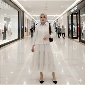 PRODUK LOKAL - CLARA One Set | Kemeja Wanita | Rok Wanita Atasan Bawahan