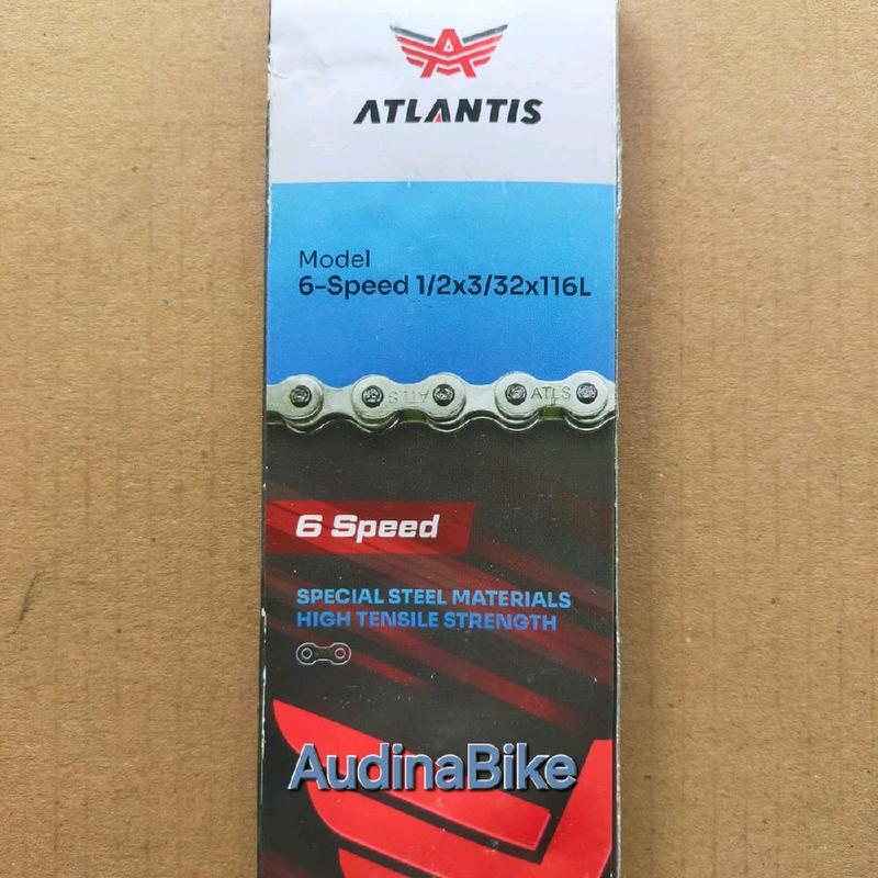 Rantai Mtb Atlantis 6speed bisa 7speed 1/2×3/32×116L / Rante Rantai sepeda Mtb 1