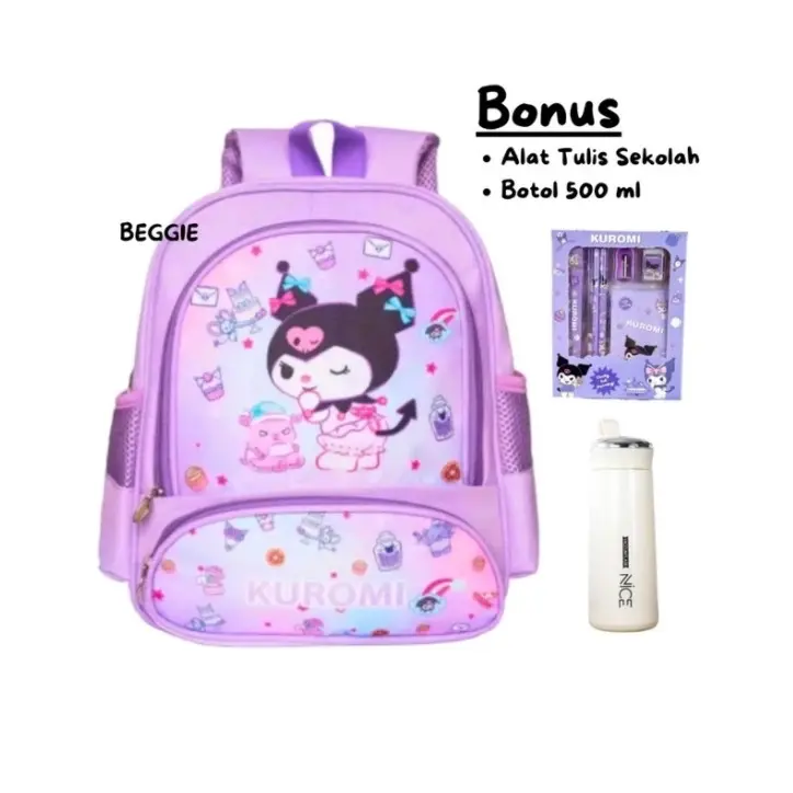 Tas Ransel tk/paus kuromi cinamorol free bonus